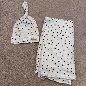Copper Pearl Polka Dot Matching Set